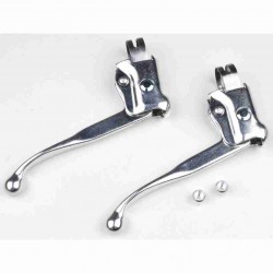 2X BICYCLE  BRAKE LEVER CHROME SBL26