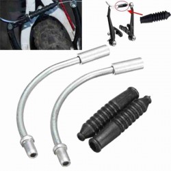 2X BICYCLE BRAKE CABLE PIPE AND RUBBER PROTECTOR SBLP2