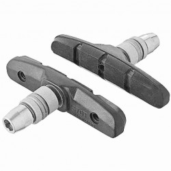 2X BICYCLE V-BRAKE BLOCKS SHOES WITH HEX NUT AND SHIMS SBSAK