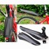 2x BICYCLE MUDGUARDS (BLACK) SM113