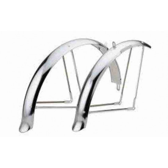 2x BICYCLES MUDGUARDS CHROME SMG20CP