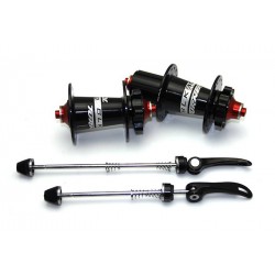2x IDISC HUBS 32H 36 RINGS & 4 BEARING c/w QR SETS GUBH
